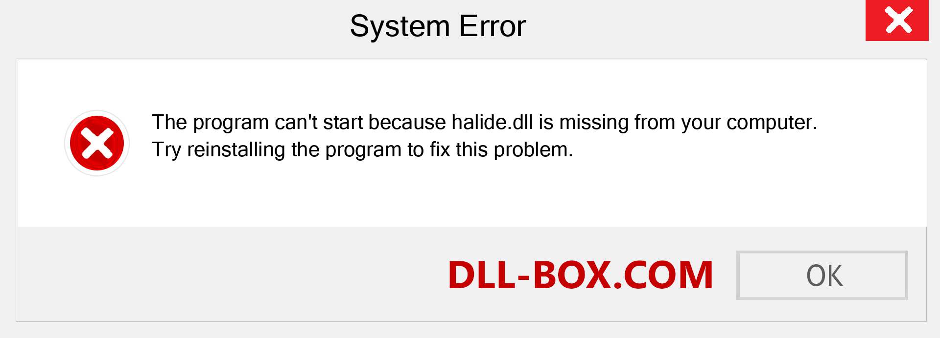  halide.dll file is missing?. Download for Windows 7, 8, 10 - Fix  halide dll Missing Error on Windows, photos, images